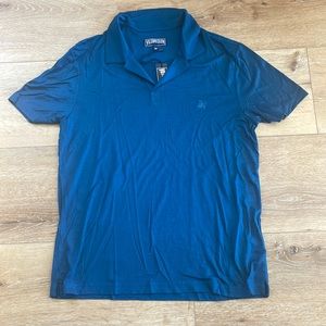 Brand new Vilebrequin blue men polo short sleeve shirt size M